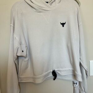 Under Armour Women’s Project Rock Cream Hoodie